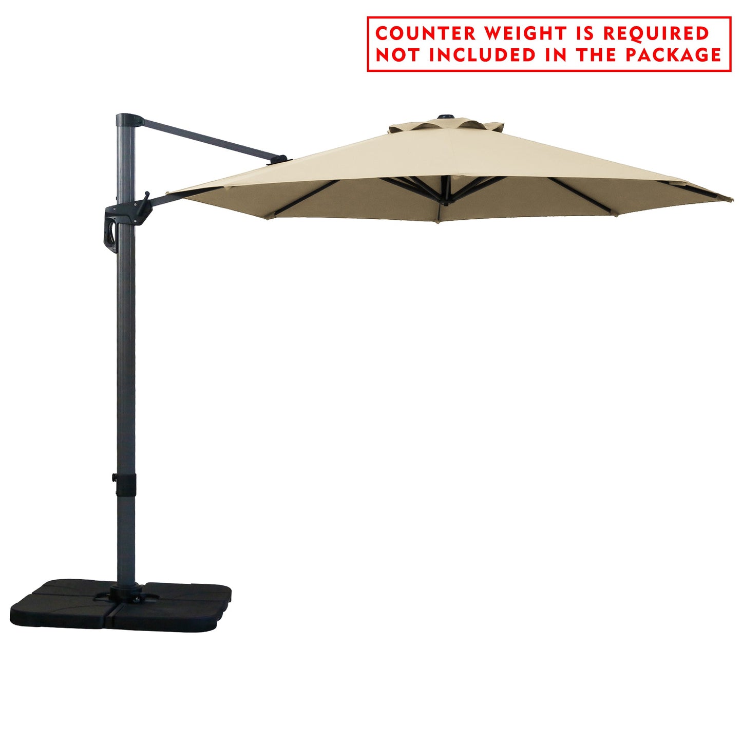 Kozyard 11 Ft Cantilever Umbrella (4 Color Options)